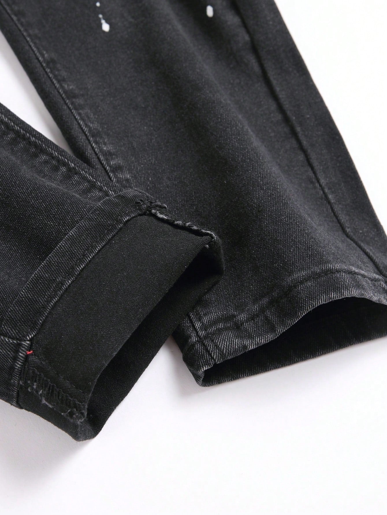 Black Jeans Blue Ripped